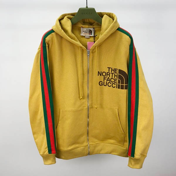 グッチ×ザノースフェイス コラボロゴジップアップフーディ コピー 651723 XJDIP